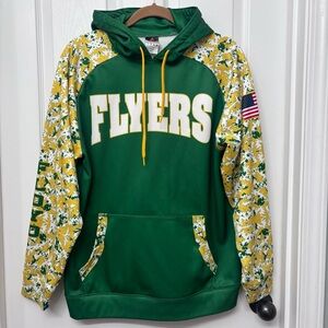 Green Flyers Hockey Hoodie | Alleson Ford 50 Size S